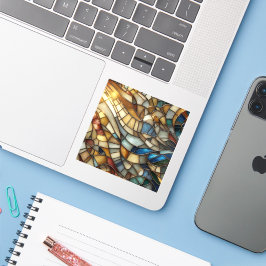 Adesivo Stained Glass Waves