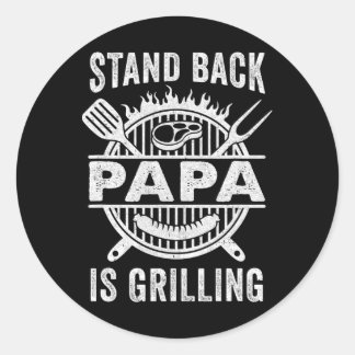 Adesivo Stand Ck Papa Está Griling Funny Churrasco Dia de 