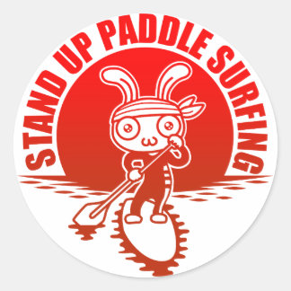 Adesivo Stand up paddle surfing