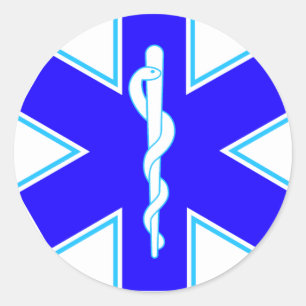 Adesivo Star of Life (ambulância)