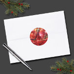 Adesivo Star Ornament Christmas Small<br><div class="desc">Pequenos adesivos redondos personalizados apresentam um lindo ornamento de árvore de Natal de estrela vermelha e as palavras "Feliz Natal". Perfeito para selos de envelope,  favoritos para festas e muito mais. Também disponível como adesivo de 3". CORRESPONDENTE a itens na nossa coleção.</div>