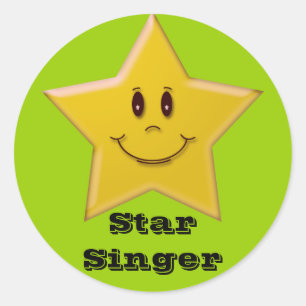 Adesivo Star Singer Sticker