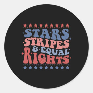 Adesivo Star Strips E Igualdade De Direitos Patriótico 4º