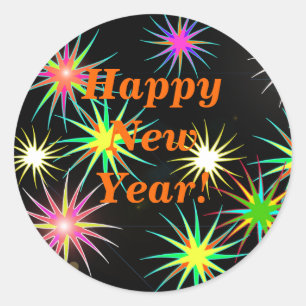 Adesivo Starblast Ano Novo Preto