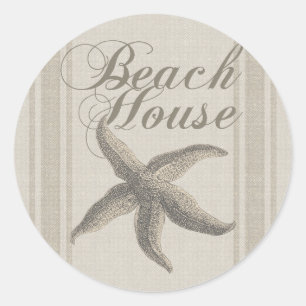 Adesivo Starfish Beach House Seashore Coastal