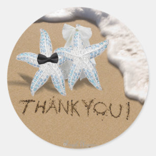 Adesivo Starfish Bride Groom Sticker