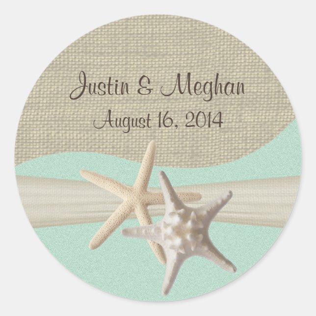 Adesivo Starfish & Burlap Seafoam (Frente)