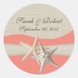 Adesivo Starfish & Burlap Shell Coral