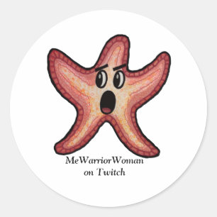 Adesivo Starfish chocado, MmeWarriorWoman no Twitch