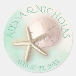 Adesivo Starfish e Dólar de Areia