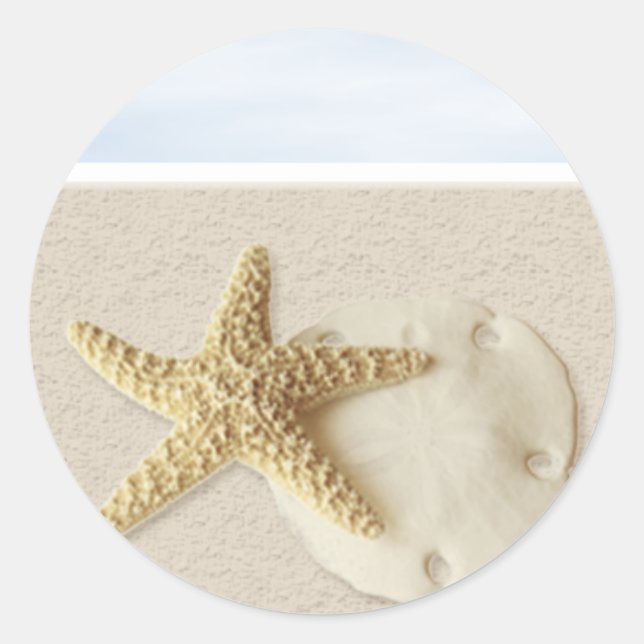 Adesivo Starfish & Sand Dólar (Frente)