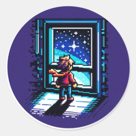 Adesivo Stargazer no Céu da Noite de Arte Sonhadora