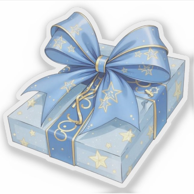 Adesivo Starry Gift Custom-Cut Sticker (Frente)