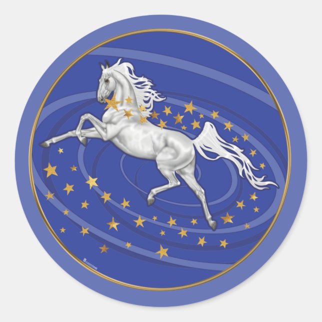 Adesivo Starry Mare Round Sticker (Frente)
