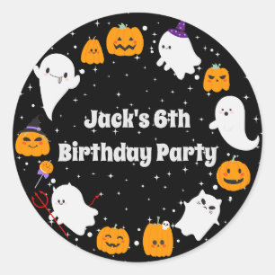 Adesivo Starry Night com Fantasmas e Pumpkins