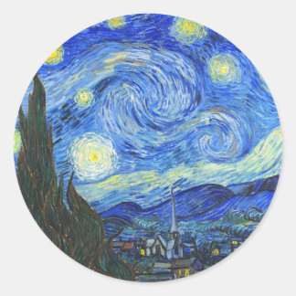 Adesivo Starry Night por Vincent van Gogh