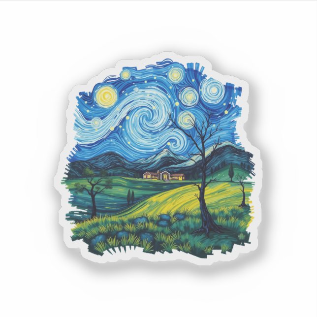 Adesivo Starry Night Serenity (Frente)