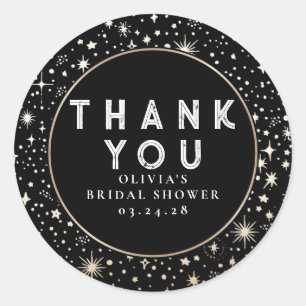 Adesivo Starry Night Sky Celestial Obrigado