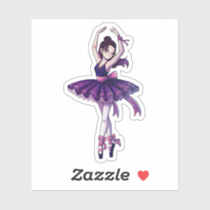 Adesivo Starry Purple Ballerina