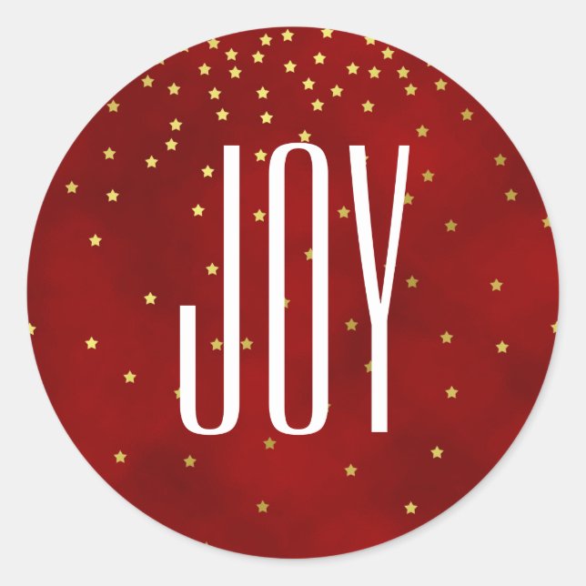 Adesivo Stars and Joy Christmas Stickers (Frente)