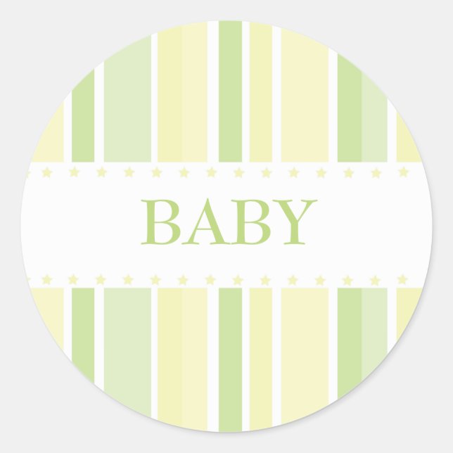 Adesivo Stars and Stripes Sticker (amarelo-verde) (Frente)