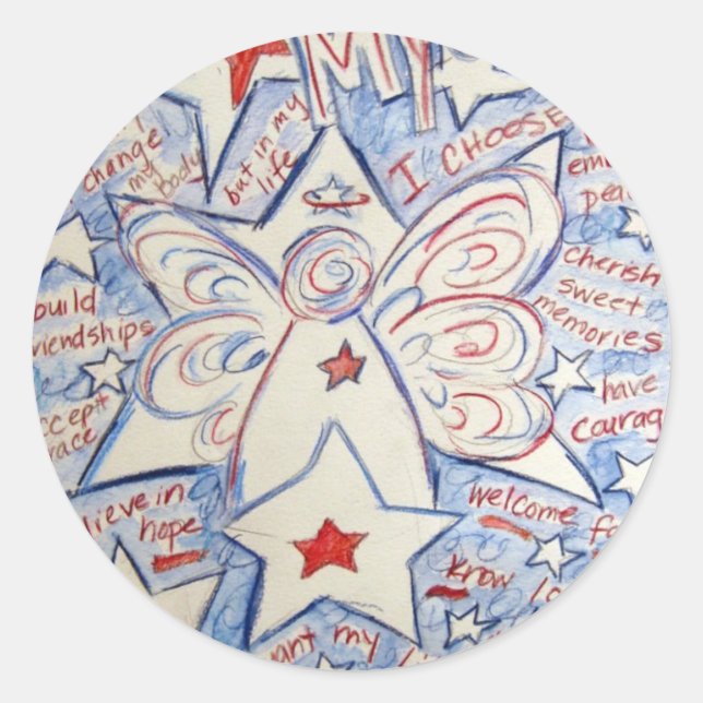 Adesivo Stars & Stripes Angel (Frente)