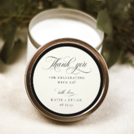 Adesivo STATELY CALLIGRAPHY Wedding Thank You