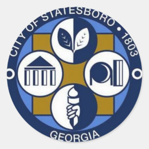 Adesivo Statesboro, Georgia Seal