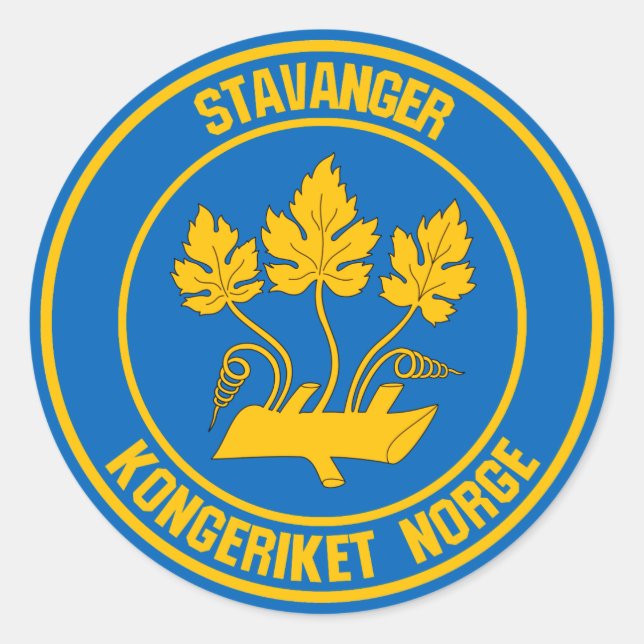Adesivo Stavanger Round Emblem (Frente)