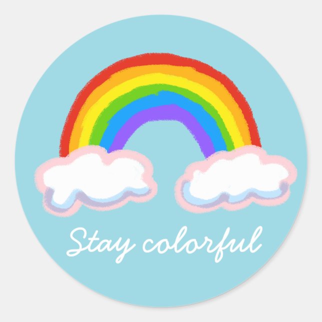Adesivo Stay colorful (Frente)