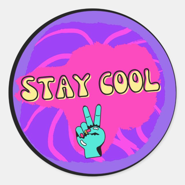 Adesivo Stay cool (Frente)