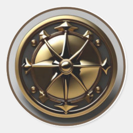 Adesivo Steam Punk Steampunk #1 Compass