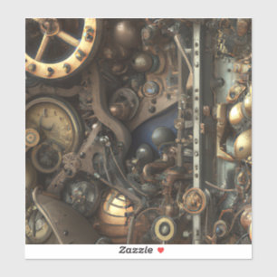 Adesivo Steampunk Art Vinyl Sticker