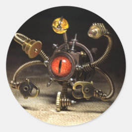Adesivo Steampunk Beholder Robot