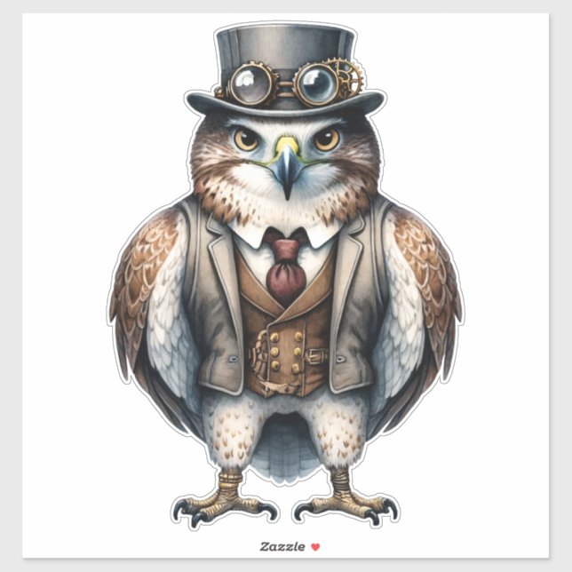 Adesivo Steampunk Falcon (Folha)