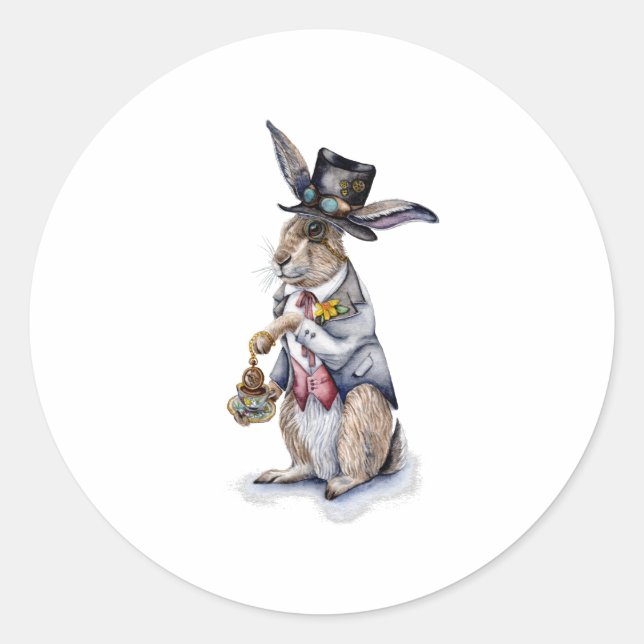 Adesivo Steampunk March Hare (Frente)