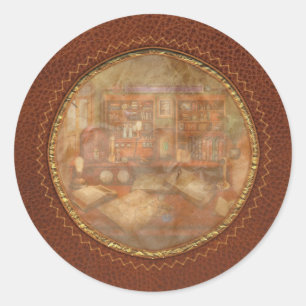 Adesivo Steampunk - Meu estudo ocupado