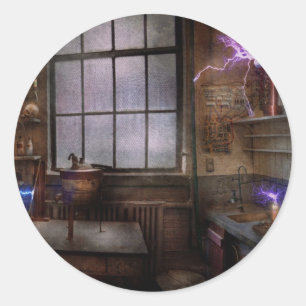Adesivo Steampunk - O Cientista Louco