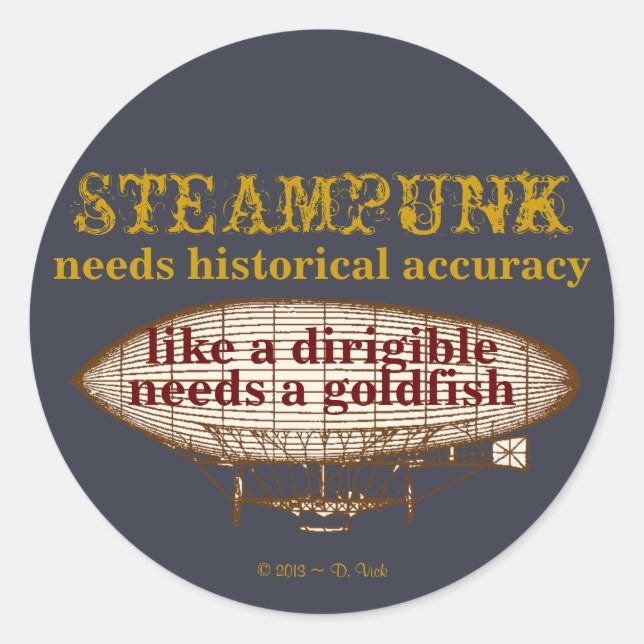 Adesivo Steampunk Precisa De Sticker (Frente)