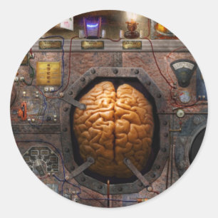 Adesivo Steampunk - sobrecarga de informação