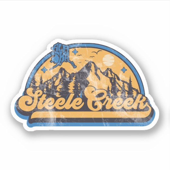 Adesivo Steele Creek Alasca  (Frente)