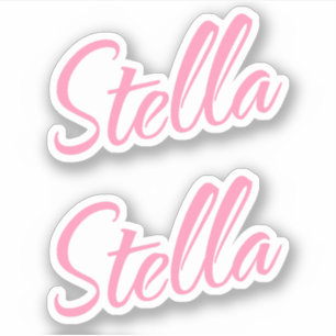 Adesivo Stella Decorative Name (Nome decorativo de Stella)