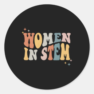 Adesivo Stem Steminist Science Female Engenheiro Tech