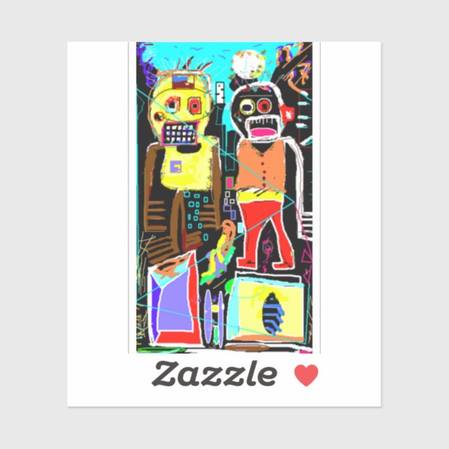 Adesivo Step Brothers Sticker - Bold Abstrato (Folha)