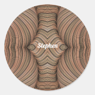 Adesivo STEPHEN ~ Formas Bonito de Formas Marrons
