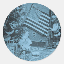 Adesivo Stereoview - Natal Patriótico em 1901