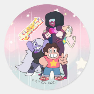 Adesivo Steven Universe   Grupo Crystal Gem Pose