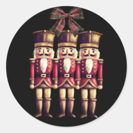 Adesivo Stic Vermelha Clássica Redonda Três Nozes