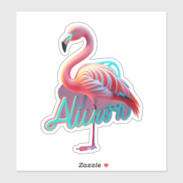 Adesivo Stick and Stand Out Flamingo Stickers for Decor
