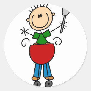 Adesivo Stick Figure Bbq